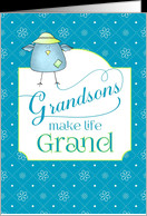 Congratulations New Grandchild - Grandsons Make Life Grand card ...