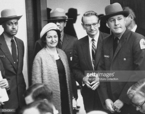 News Photo Mrs Lyndon B Johnson with Laurance Rockefeller