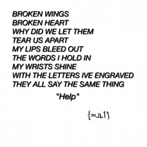 Depressed Poems About Cutting My poem