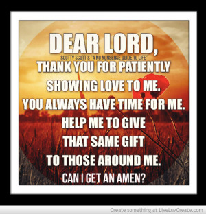 Funny Sayings Dear Lord
