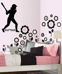 Softball-girls-vinyl-wall-decal-sticker-decor-sports-girls-room-quote ...