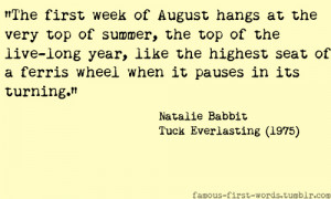 Tuck Everlasting Quotes