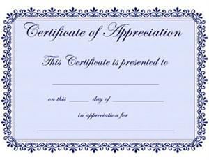 Free Printable Blank Gift Certificate Template