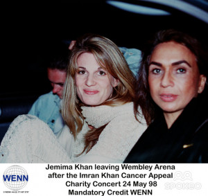 Jemima Khan Leaving Wembley...
