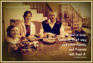 ... for, but I liked this quote I found in Taste of Home , January 2012