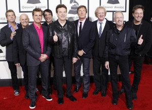 The group Chicago arrives for the 56th Grammy Awards at Staples Center ...