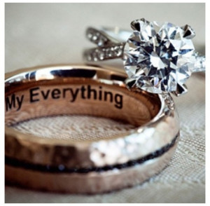 Engrave husbands ring