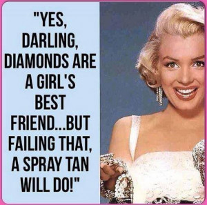 spray tan is a girls best friend