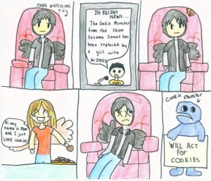 Maximum Ride Max Vs. Cookie Monster