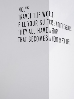 Travel Quotes Memories, Design Quotes Walls Studio, Real Brand, Quotes ...