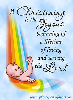 Christening & Baptism Quotes and Sayings
