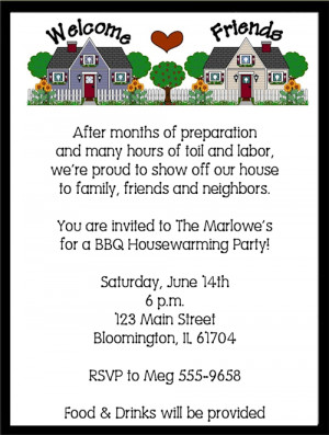 Shop our Store > Neighborhood Housewarming Party Invitations