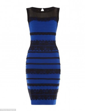 True colors: The dress, made by the company Roman Originals, is in ...