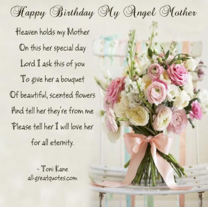 Mom , Memorial Cards - Mom: Happy Birthday, Birthday Wishes, Quotes ...
