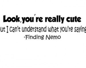 Finding Nemo Quote Removable Wall A rt Vinyl Decal sticker for nursery ...