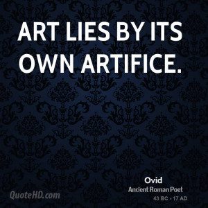 Ovid Art Quotes