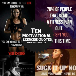 Ten Motivational Exercise Quotes