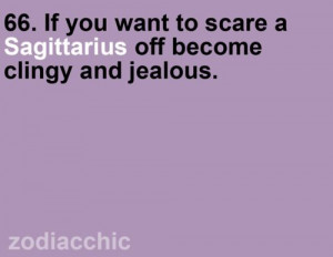 don't like clingy...or jealous!