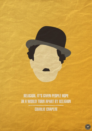 Charlie Chaplin Quote Poster Quotes // charlie chaplin
