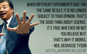 When different experiments give you the same result, it is no longer ...