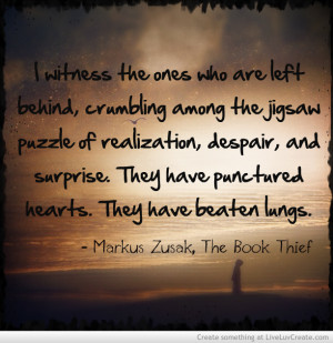 Book Thief Quote About Survivors