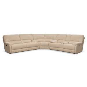 PC Reclining Leather Sectional