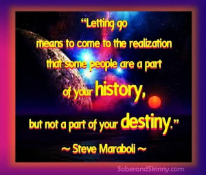 Steve Maraboli Quote: Letting Go
