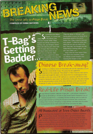 Prison Break T-Bag