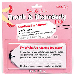 Drunk and Disorderly Labels - Discontinued