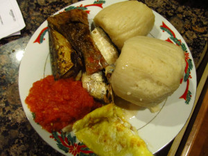 African Nigerian Food Fufu