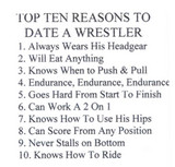 10 reasons to date a wrestler
