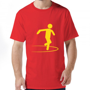 Drôle populaire t - shirt sport discus lancer t-shirts pour hommes ...