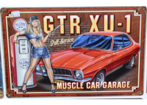 Muscle Car Garage Sign
