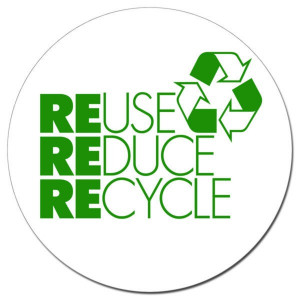 we want to see items that you have recycled or