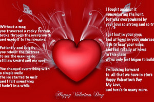 Happy valentines day red color quotes wallpapers