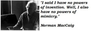 Norman maccaig famous quotes 5