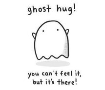 Cartoon Ghost Hug