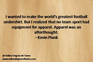 ... Kevin Plank #GoodFootballQuotes #InspirationalFootballQuotes #