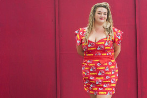 Beth Guinta makes dresses, including new Chiefs ones for football ...