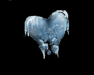 Heart colder than body parts frozen in ice