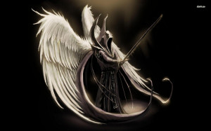 Warrior angel wallpaper