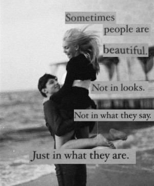 ... couple quote Black and White beautiful ocean we heart it who we are