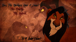 The Lion King Does This Darkness Have A Name?