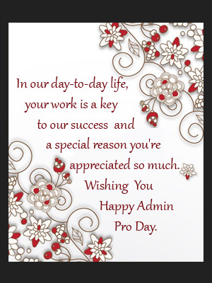 Free Administrative Professionals Week Ecards Greetings