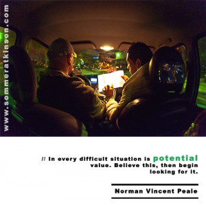 norman vincent peale quotes with images | ... -difficult-situation-is ...