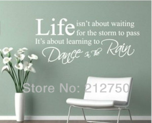 quote wall sticker cheap wall decal life isn t about waiting quote