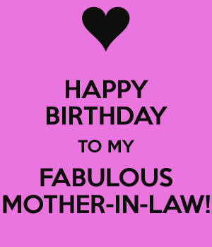 Happy Birthday Mother in Law Quotes