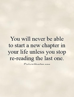 quotes about starting a new chapter in life