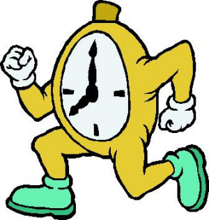 running out of time, or jogging out of time?