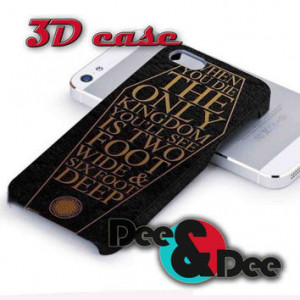 Bring Me The Horizon Coffin The House Quote Lyric 3D iPhone Case for ...
